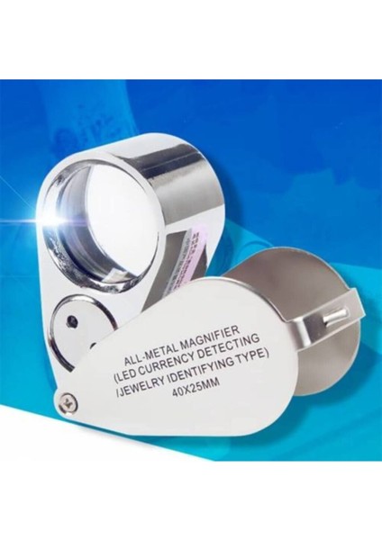 40X Büyütme Metal Lup 40XMETAL