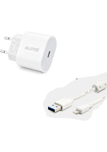 20W Şarj ve Data Transfer Kablosu ve Adaptör