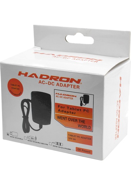 HD782 Plastik 2000 mAh Sabit Kablo + Micro Usb Data Kablo Ev Tipi Şarj Cihazı