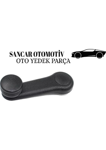 Cam Açma Kolu Manuel Accent 1998-2000 (Siyah) Yumurta Kasa