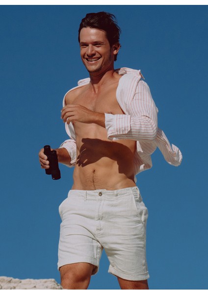 Koyu Bej Erkek T-Shirt Mr Tanger Shorts