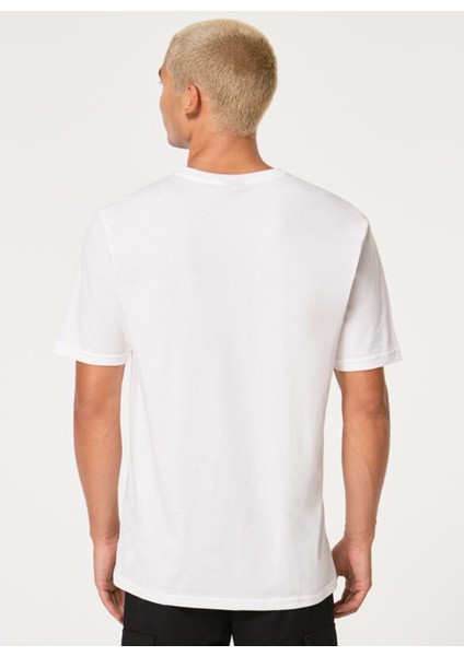 Bisiklet Yaka Baskılı Beyaz - Siyah Erkek T-Shirt FOA404011 Mark Iı Tee 2.0 modelleri