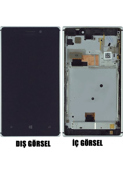 Teknonet Nokia Lumia 925 Uyumlu Org Lcd+Dokunmatik+Çıtalı
