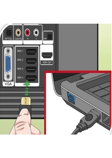 HR-4113 Metal Örgü HDMI Kablo - 3m