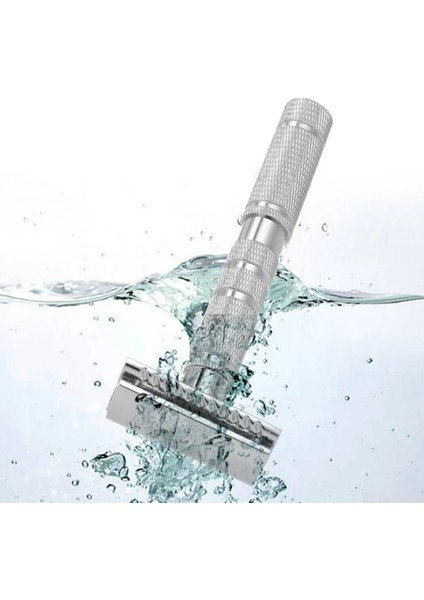 Shave S8 Manuel Tıraş Makinesi + U3 Full Metal Ustura + 5'li Platinum Jilet