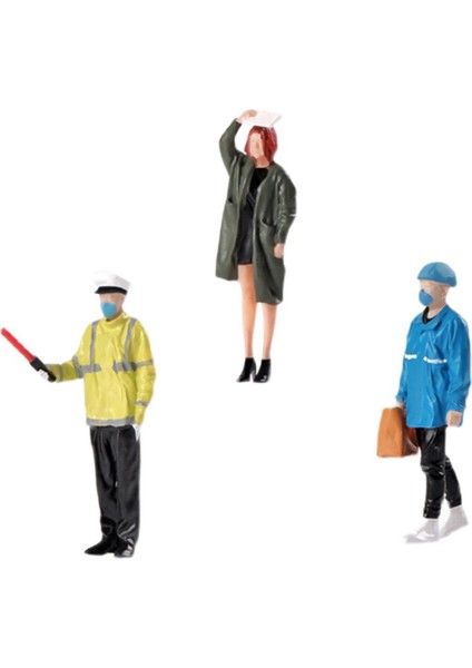 3x 1:32 Kişiler Figür Bebekler Koleksiyonları Diorama Manzara Insanlar Figürinler Stil B (Yurt Dışından) fırsatları