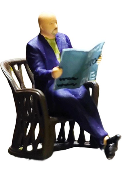 1:64 Ölçek Küçük Insanlar Diorama Manzarası S Gösterge Kum Masası Dekor Aksesuar Tren Adamı Kitap ile (Yurt Dışından) indirimleri