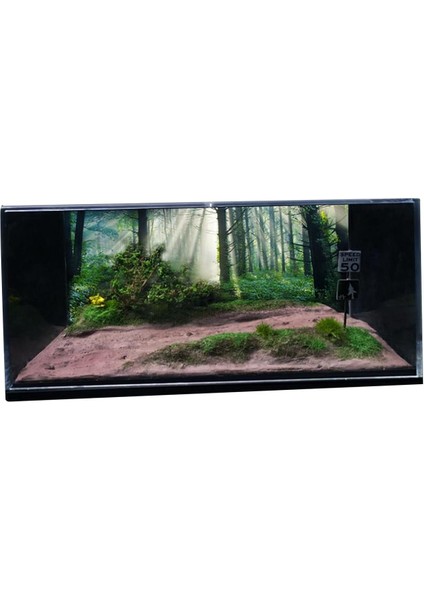 1/64 Model Araba Sahnesi Diorama Simülasyonu Ekranda Orman Ülke Yolu (Yurt Dışından) indirimleri