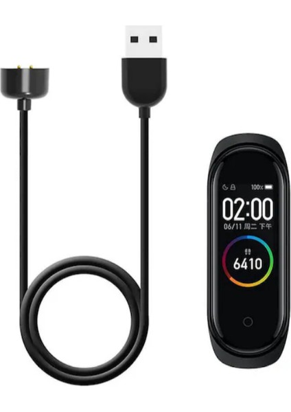 Xiaomi Mi Band 5 Mi Band 6 Mi Band 7 USB Şarj Cihazı Kablosu - 100CM