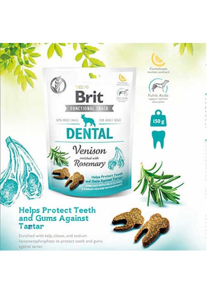 Dental Biberiye Geyik Etli Köpek Diş Sağlığı Ödül 150 gr - Farmapets