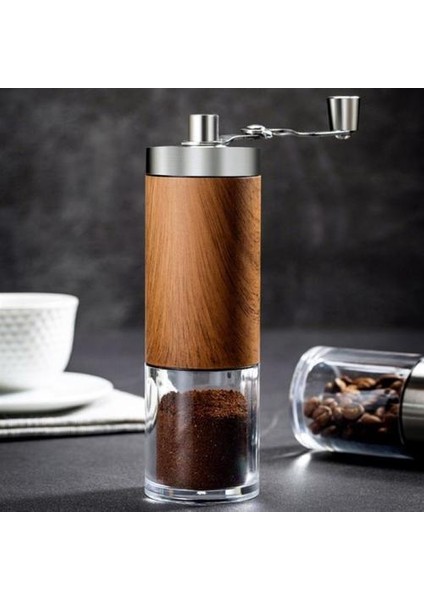 Taşınabilir Ahşap Manuel Kahve Öğütücü El Krank Paslanmaz Çelik Öğütücü Makinesi Ev Kırıcı Kahve Çekirdeği Araçları Coffee | Manuel Kahve Öğütücüleri (Yurt Dışından)