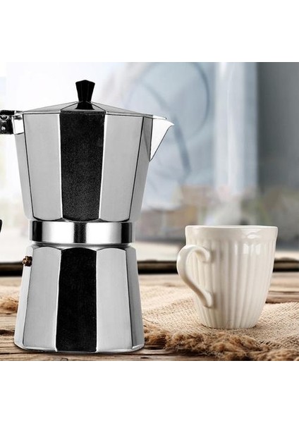 225ML Kahve Makinesi Alüminyum Mocha Espresso Percolator Pot Kahve Makinesi Moka Pot Espresso Shot Maker Espresso Makinesi | Kahve Kapları (Yurt Dışından)