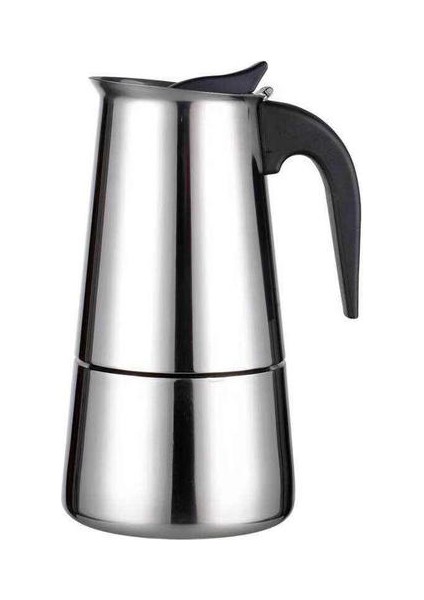 300ML Moka Cezve Espresso Latte Percolator Soba Kahve Makinesi Espresso Pot Italyan Kahve Makinesi Paslanmaz Çelik | Kahve Kapları (Yurt Dışından)
