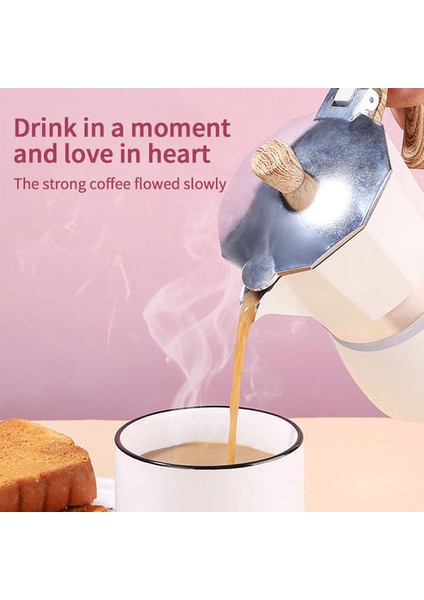 300ML Alüminyum Moka Cezve Italyan Kahve Makinesi | Kahve Kapları (Yurt Dışından)