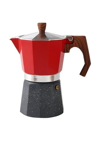 300 ml Talice Stil Moka Pot Türk Cezve Sekizgen El Yapımı Alüminyum Pot Kahve Eşyaları | Kahve Tencereler (Yurt Dışından)