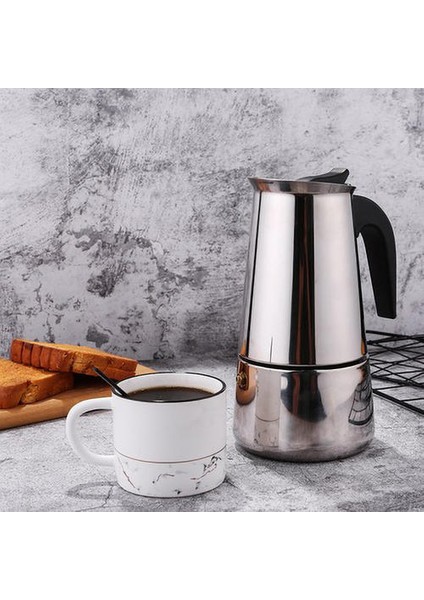 Paslanmaz Çelik Kahve Pot Mocha Kahve Latte Filtre Soba Kahve Makinesi Pot Filtre Içecek Aletleri | Kahve Kapları (Yurt Dışından) fırsatları