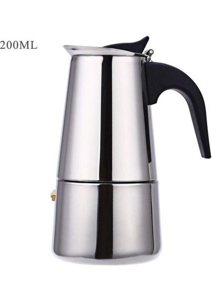 Italyan Kahve Makinesi Makinesi Moka Pot Paslanmaz Çelik Espresso Taşınabilir Latte Coffeeware Stopetop Cafe Aksesuarları Kafeterya | Kahve Kapları (Yurt Dışından)