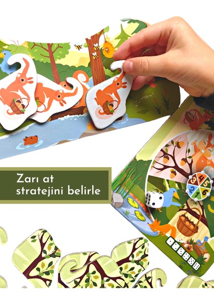 Sinsi Sincaplar 3D Eğitici Strateji Kutu Oyunu | Sneaky Squirrel modelleri