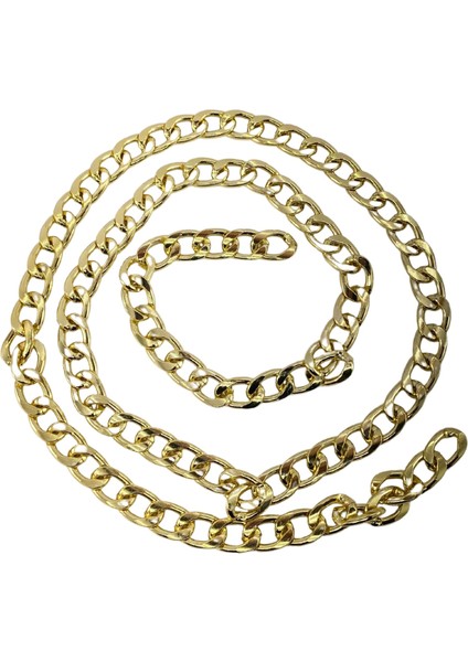 Aliminyum Çanta Zinciri 1 Metre 12 mm Gold fiyatları
