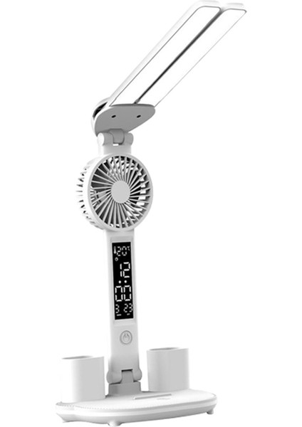 Fan 3 Seviyeleri Olan LED Masa Lambası Parlaklık Masası Işık Masa Lamba Telefon Stand Fiş (Yurt Dışından) modelleri