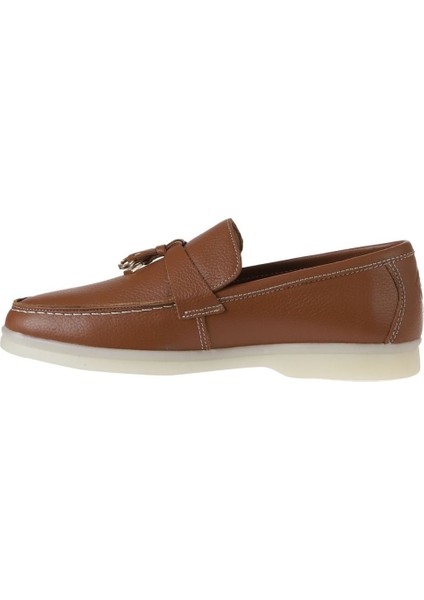Taba Flotter Deri Kadın Loafer 05WS101 fırsatları