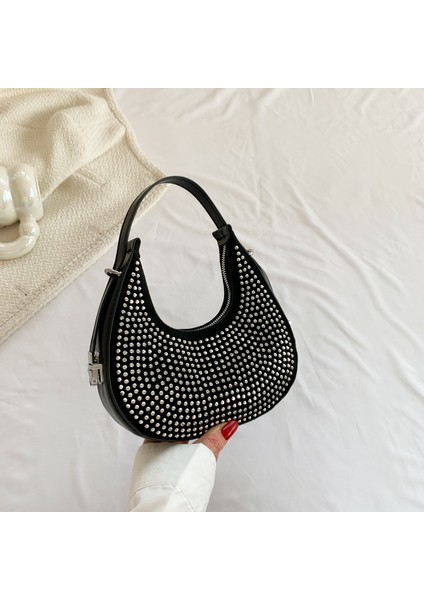 Parlak Elmas Çanta Moda Taşınabilir Omuz Çantası (Yurt Dışından) modelleri