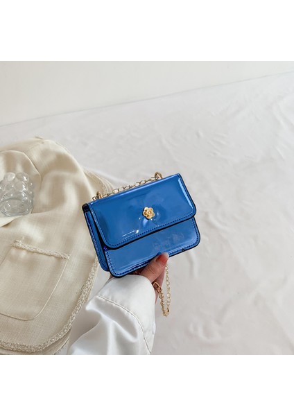 Öğrenci Zinciri Küçük Kare Çanta (Yurt Dışından)