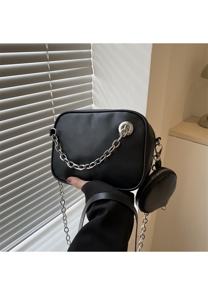 Omuz Çantası Zincir Küçük Çanta Retro Diyagonal Çapraz Vücut Çantası (Yurt Dışından) modelleri