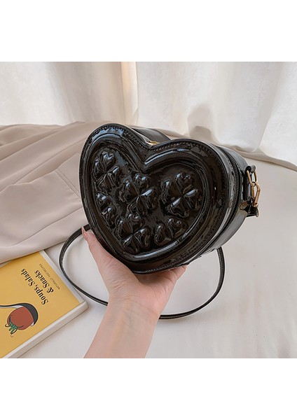 Kadın Kalp Şekli Omuz Askılı Çanta (Yurt Dışından)