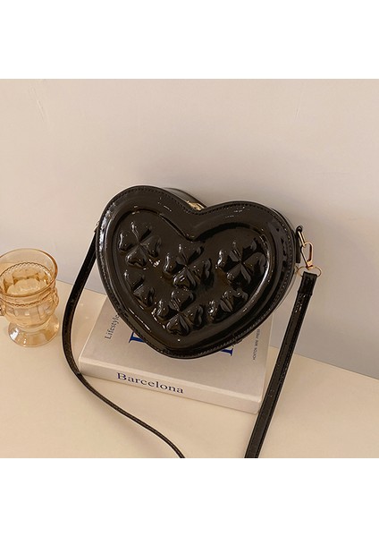 Kadın Kalp Şekli Omuz Askılı Çanta (Yurt Dışından) modelleri