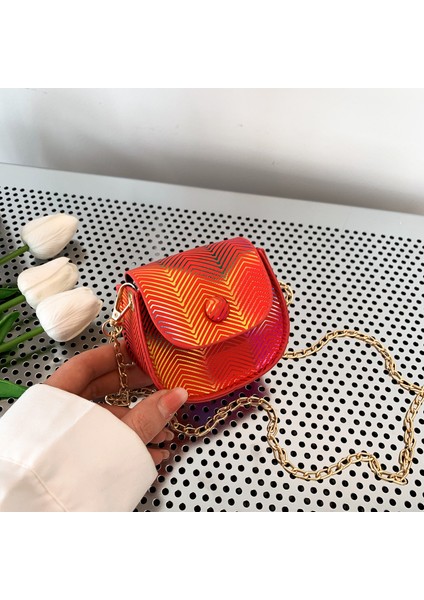 Çapraz Tek Omuzlu Küçük Kare Çanta (Yurt Dışından)