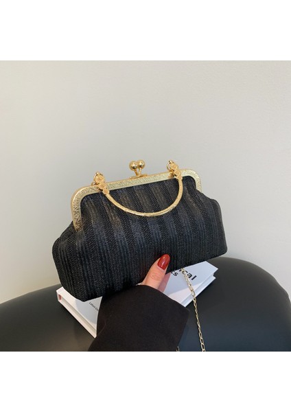 Düz Renk Omuz Çapraz Askılı Çanta (Yurt Dışından)