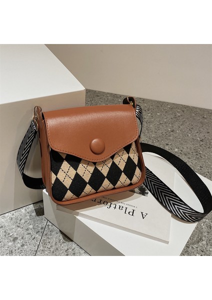 Basit Moda Retro Doku Dikiş Dama Tahtası Kapak Çantası (Yurt Dışından) fiyatları