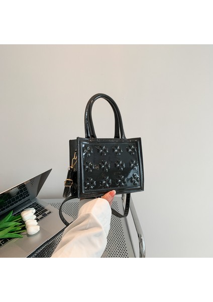 Tek Omuz Çapraz Askılı Şık Küçük Kare Çanta (Yurt Dışından)