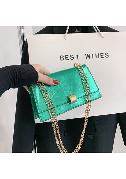 Tek Omuz Messenger Moda Zinciri Küçük Kare Çanta (Yurt Dışından) fiyatları