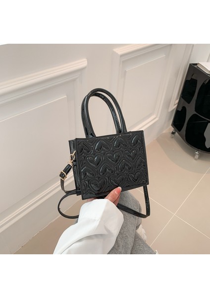 Basit Gündelik Tek Omuzlu Çapraz Açıklıklı Küçük Kare Çanta (Yurt Dışından)