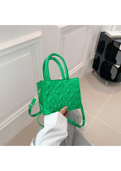 Basit Gündelik Tek Omuzlu Çapraz Açıklıklı Küçük Kare Çanta (Yurt Dışından)