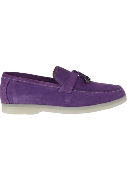 Bueno Shoes Mor Süet Kadın Loafer 05WS101