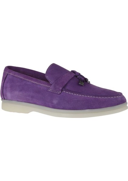 Mor Süet Kadın Loafer 05WS101 modelleri