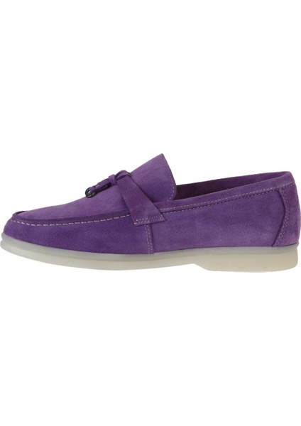 Mor Süet Kadın Loafer 05WS101 fırsatları