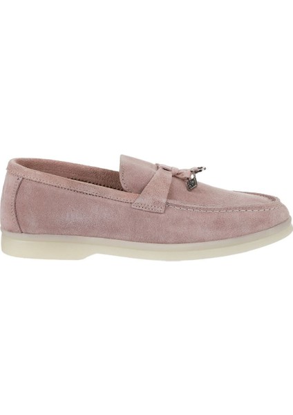 Pembe Süet Kadın Loafer 05WS101 fiyatları