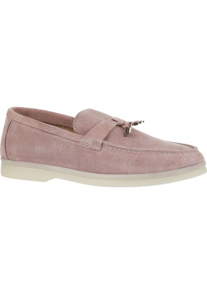 Pembe Süet Kadın Loafer 05WS101 modelleri