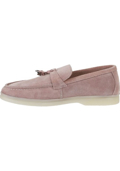 Pembe Süet Kadın Loafer 05WS101 fırsatları