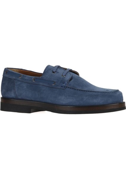 Mavi Süet Erkek Loafer 09MA050 modelleri