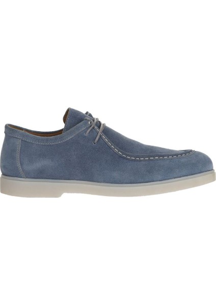 Gri Mavi Süet Erkek Loafer 10M00673