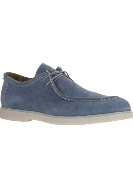 Gri Mavi Süet Erkek Loafer 10M00673