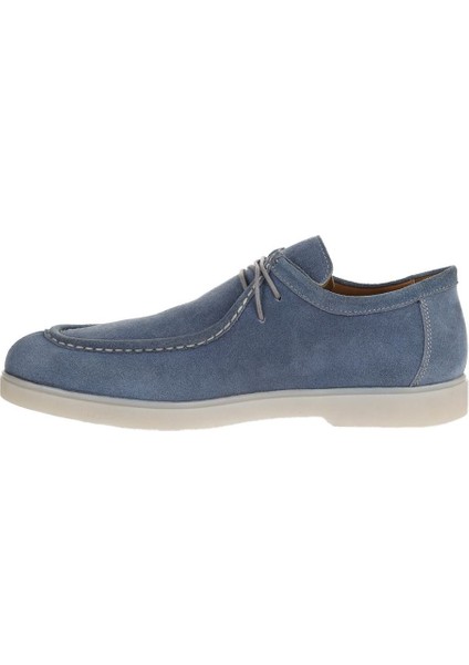 Gri Mavi Süet Erkek Loafer 10M00673
