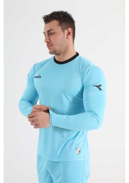 Elite Futbol Kaleci Forma Tek Üst Buz Mavi modelleri