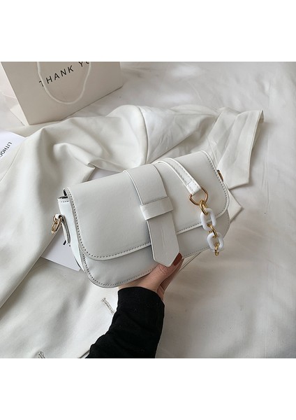 Küçük Kare Omuzdan Askili Çanta (Yurt Dışından)