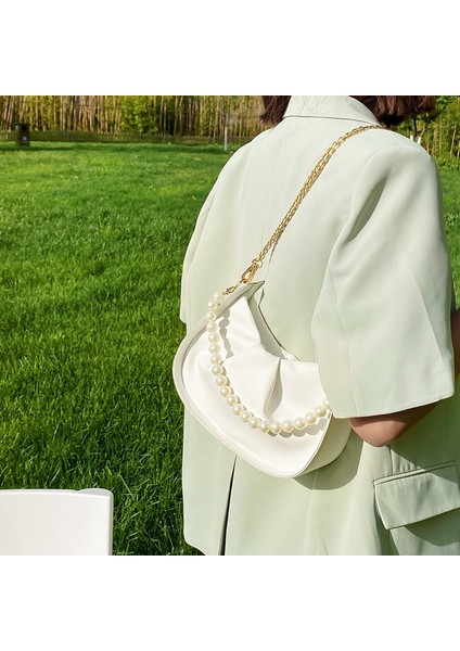 Kadın Pileli Koltuk Altı Çantası (Yurt Dışından) fiyatları